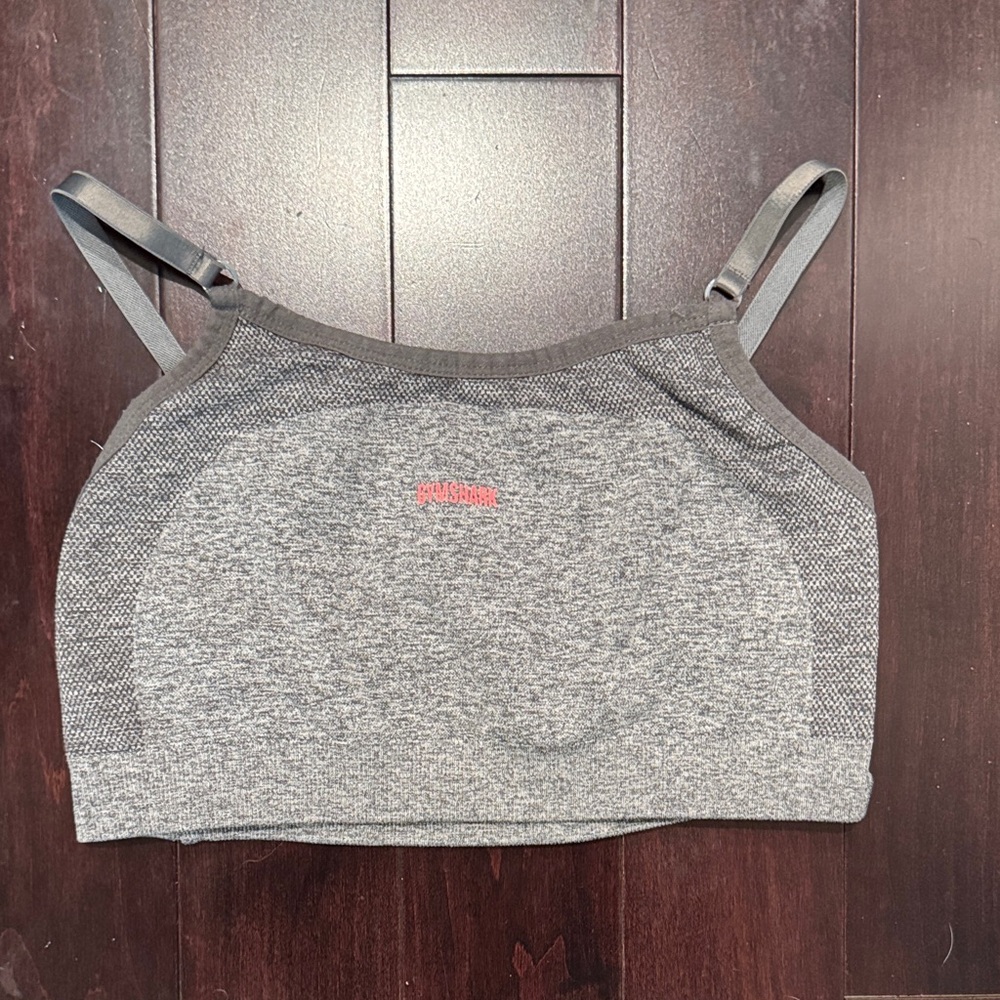 Gymshark Women's Heather Gray Sports Bra